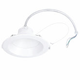 White LED downlight with flexible neck on a white background