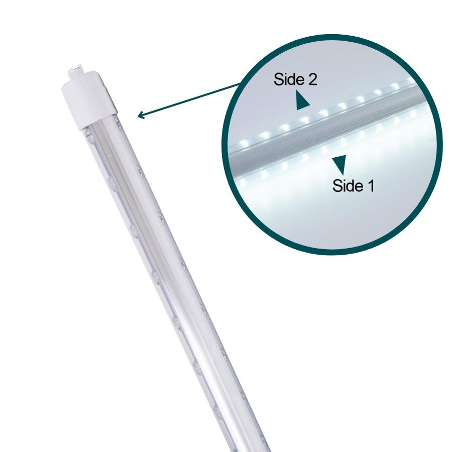 switch to led double sides led tube lights shop