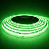 12V COB LED Strip Light Green Color at SwitchToLED