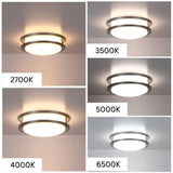 5cct color temperature Flush Mount Ceiling Light Fixture at switch to led