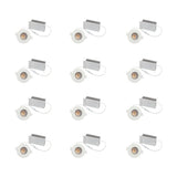 SwitchToLED 12 pack LED can lights with junction box
