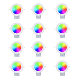 12 pack rgb downlight 6 Inch smart lighting at switchtoled