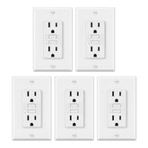 5 pack 15 Amp GFCI Outlet at switchtoled