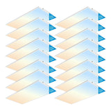 2x4 led flat panel light surface mount 16 pack at switchtoled