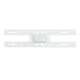 Linking Bracket for Office Lamp – I Shape Connector – White Metal