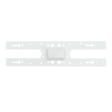 Linking Bracket for Office Lamp – I Shape Connector – White Metal