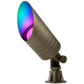 RGB + Tunable White MR16 Smart Bulb Brass LED-Ready Landscape Spot Light – 8W LED, 80W Metal Halide Equivalent, 12V Low Voltage Outdoor Spotlight, WiFi & Bluetooth APP Control, IP65 Waterproof Garden & Tree Uplight, 980 Lumens