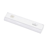 9 Inch Commercial LED Under Cabinet Light Hardwired, 320 Lumens, 3CCT Selectable 3000K/4000K/5000K, High CRI, Dimmable, Linkable Low Profile Light Bar with ON/Off Switch for Offices, Retail Displays & Workstations