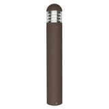 24W Modern Slotted Ring LED Bollard Light – Selectable 14W/19W/24W, 3CCT Adjustable 3000K/4000K/5000K/5700K, 3600LM Output, IP65 Waterproof Aluminum Housing, UL ETL DLC Certified Outdoor Garden & Landscape Lighting – 5-Year Warranty