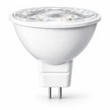 LED MR16 Bulb, 5W (35W Halogen Equivalent), 300 Lumens, 3000K Warm White, 40° Flood Beam, Dimmable, 12V Low Voltage, GU5.3 Base, UL Damp Rated, Accent & Task Lighting