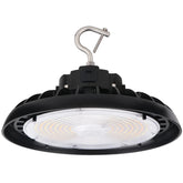 UFO LED High Bay Light, 100W/120W/150W Selectable, Up to 24,000 Lumens, 4000K/5000K/5700K, 120–277V Dimmable 0–10V, Ultra Bright Commercial Shop Lights for Warehouse, Factory, Workshop, Garage & Barn, Ceiling Mount, UL DLC