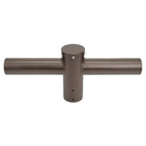 Light Pole Tenon Adapter 2-3/8 Inch OD, Slip Fitter Mount for LED Area Lights & Shoebox Parking Lot Lights, Heavy Duty Aluminum/Steel Pole Top Mount Bracket, Outdoor Commercial Lighting Adapter