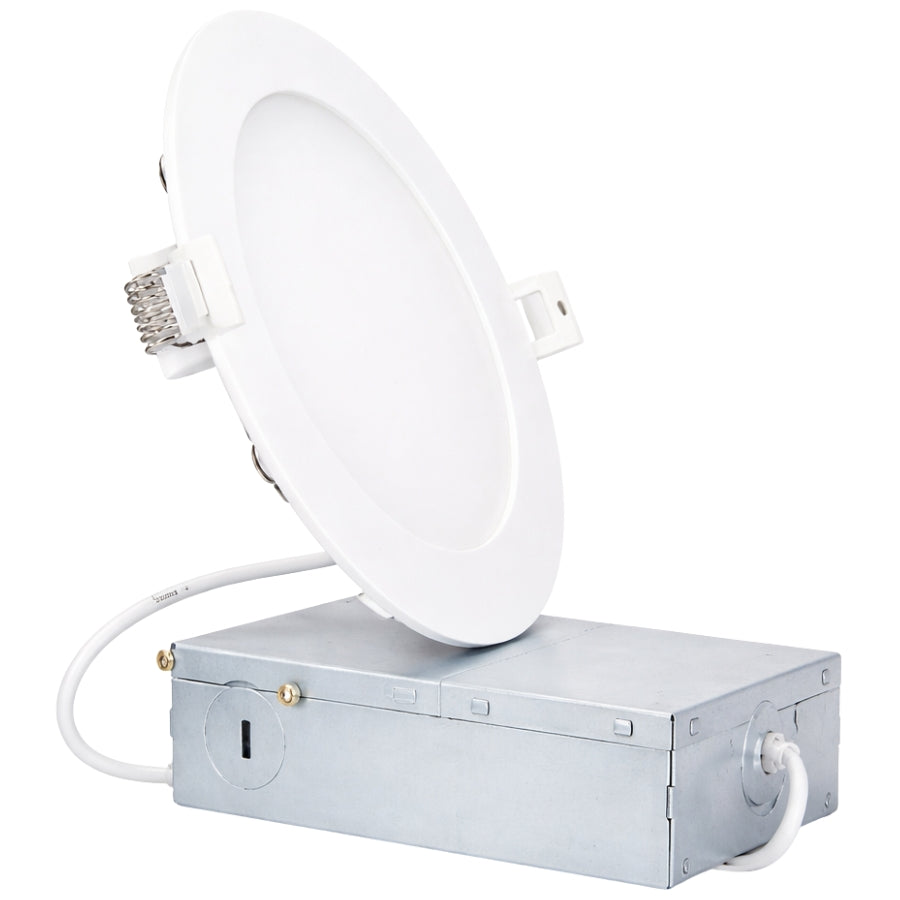 1 Pack 6 Inch LED Recessed Ceiling Light With Junction Box at SwitchToLED