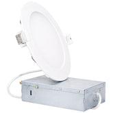 1 Pack 6 Inch LED Recessed Ceiling Light With Junction Box at SwitchToLED