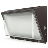 Semi Cutoff LED Wall Pack Light, 120W/100W/80W Selectable, 18000LM Max Output, Radar Photocell Sensor, 3000K/4000K/5000K CCT Adjustable, IP65 Wet Rated Commercial Fixture