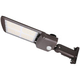 300W/240W/200W LED Area Light with Motion Sensor, 45,000 Lumens Shoebox Parking Lot Light, 3CCT 3000K/4000K/5000K Selectable, 120-277V, IP65 Waterproof, Universal Mount, Photocell & Shorting Cap, UL/DLC Listed