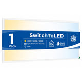 2X4 LED Flat Panel Light with Emergency Battery Backup, 50W 3000K/4000K/5000K, 0-10V Dimmable, 6250 Lumens, LED Drop Ceiling Lights, 100-277V, UL Listed
