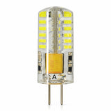 G4 LED Light Bulbs, 3W AC/DC 12V, T3 JC Bi-Pin Base, 20W Halogen Replacement, 220 Lumens, Cool White 6000K, Non-Dimmable, Landscape, RV & Under Cabinet Lighting