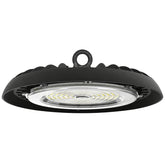 UFO LED High Bay Light, 200W, 28,000 Lumens, 6000K Daylight, 600W MH Equivalent, Slim Design Commercial High Bay Shop Light for Warehouse, Factory, Workshop, Garage & Barn, Ceiling Mount, Plug & Play, 120V, UL Listed