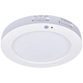 5" 10W LED Surface Mount Downlight with Motion Sensor - 5CCT Selectable (2700K–5000K) - TRIAC Dimmable - 75W Incandescent Equivalent - 830 Lumens - White Finish