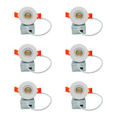 2-Inch 5CCT Gimbal LED Recessed Light with Junction Box 6 pack at switchtoled