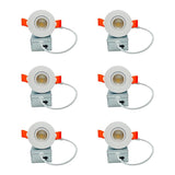 2-Inch 5CCT Gimbal LED Recessed Light with Junction Box 6 pack at switchtoled