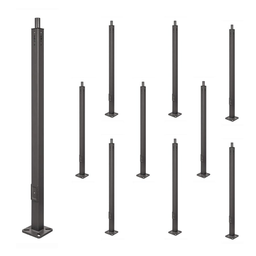 20 ft Steel Light Pole 4 inch 10 pack at switchtoled