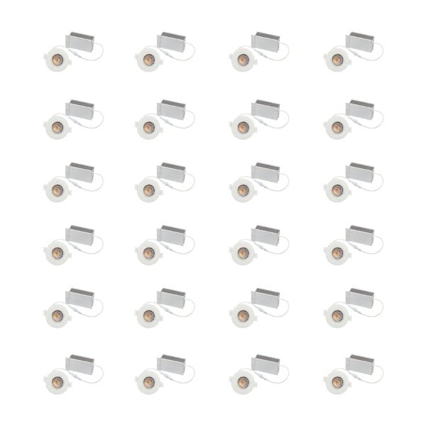 SwitchToLED 24 pack LED ceiling fixture lights LED can light