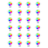 24 pack LED recessed rgb color changing downlight 6 Inch 12w, 1080 lumens at switchtoled
