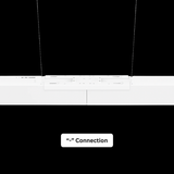 Linking Bracket for Office Lamp – I Shape Connector – White Metal