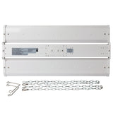 295W LED Linear High Bay Light with PIR Motion Sensor, 41,300 Lumens, 5000K Cool White, 140 lm/W, 1000W Metal Halide Equivalent, 0-10V Dimmable, 120-277V, UL & DLC 5.1 Premium, 2FT Commercial Warehouse & Industrial Lighting