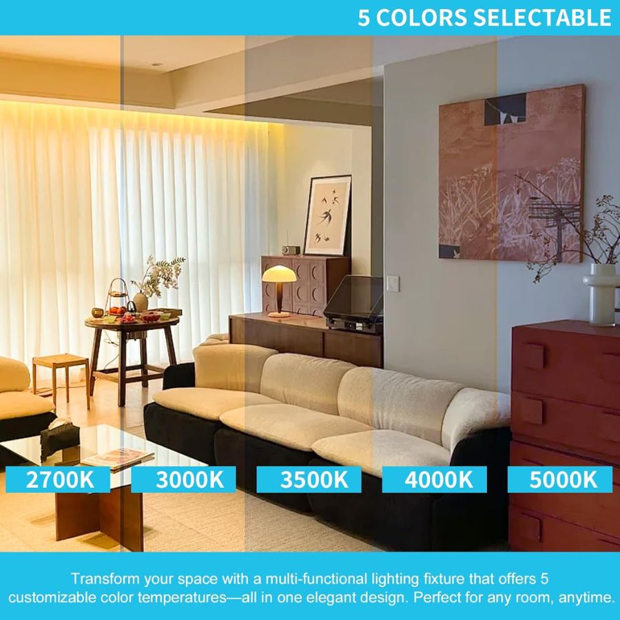 switchtoled 2 inch recessed downlight with junction box 5cct color temperature selectable