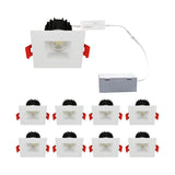 2 inch recessed downlight square shape at switchtoled