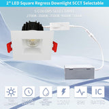 switchtoled 2 inch recessed downlight with junction box