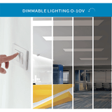 2x2 LED Flat Panel Light dimmable available at switchtoled.com