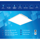 2x2 LED Flat Panel Light easy install process at switchtoled.com