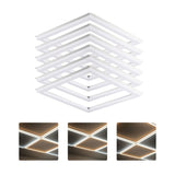 2x2 LED Panel Light – Edge-Lit Frame different color features at switchtoled.com