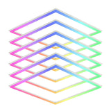 2x2 LED Panel Light – RGB Multicolor Edge-Lit at switchtoled.com