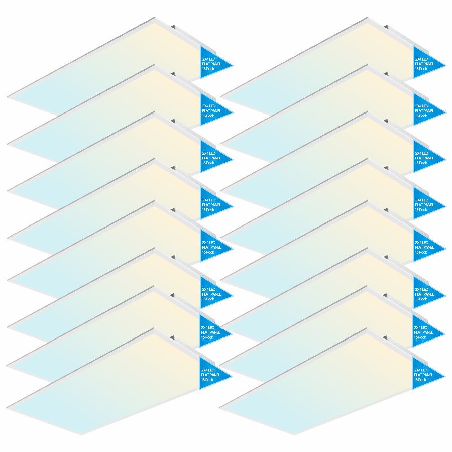 2x4 LED Flat Panel 16 pack switchtoled.com