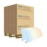 2x4 LED flat panel troffer lights packaging at switchtoled.com