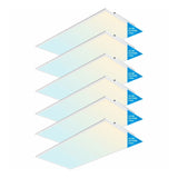 2x4 LED flat panel troffer lights 6 pack at switchtoled.com