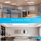 2x4 led light panels Traic dimming AC120V at switchtoled