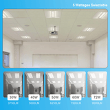 switchtoled 5 wattages selectable 2x4 led troffer