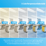 switchtoled 2x4 light fixture 5cct color temperature