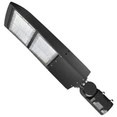 300W LED shoebox parking lot light fixture with adjustable slip fitter mount at switchtoled.com
