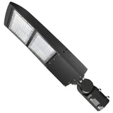 300W LED shoebox parking lot light fixture with adjustable slip fitter mount at switchtoled.com