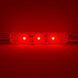 LED Module String Lights – Red/Green/White, 3W/Module, 390LM, 110V/220V, 130LM/W, CRI 90+, IP67 Waterproof, Dimmable, 48FT, UL Certified, 50,000 Hrs Lifespan