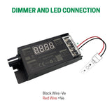 T3-WiFi 300W 600W DC12-24V PWM Adjustable Tuya APP Smart WiFi Single Color LED Dimmer Switch, 25A Max Output, RF Remote & Knob Control, Alexa/Google Compatible