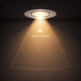 LED MR16 Bulb, 5W (35W Halogen Equivalent), 300 Lumens, 3000K Warm White, 40° Flood Beam, Dimmable, 12V Low Voltage, GU5.3 Base, UL Damp Rated, Accent & Task Lighting