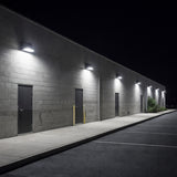 40W LED Full Cutoff Wall Pack Light – 5200 Lumens 5000K Daylight, 120-277V 0-10V Dimmable Outdoor Security Fixture, IP65 Waterproof Bronze Housing, Commercial Exterior Lighting, 175W Metal Halide Equivalent